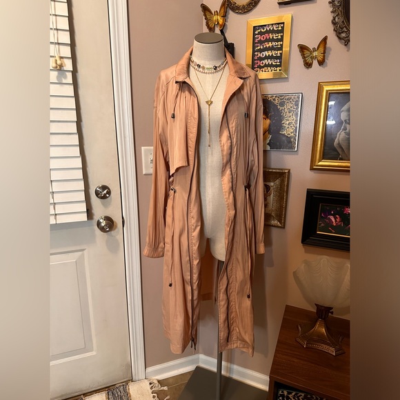 BCBGMaxAzria Long Draped Anorak Coat - Picture 5 of 8